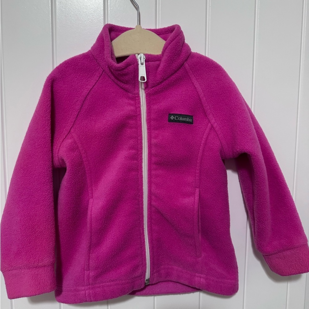 Columbia Kids Fuchsia Fleece Jacket